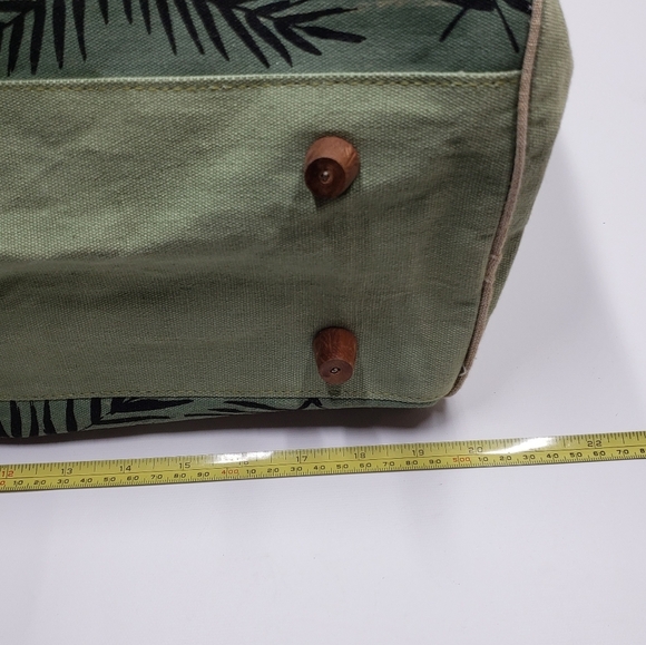 Paul Brent Tropical Weekend Bag Tote Canvas Seaside Palm Trees - Picture 11 of 14
